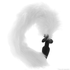 Tailz Snap-On Interchangeable White Fox Tail