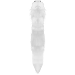 Tailz Snap-On Interchangeable White Fox Tail