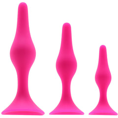 Luxe Beginner Silicone Butt Plug Kit