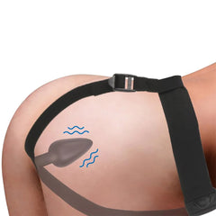 Master Series Bum-Tastic Vibrating Plug and Harness