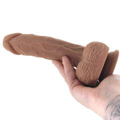 Silicone Studs Dual Density 6.25 Inch Dildo