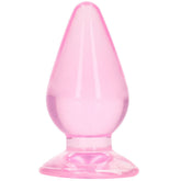 RealRock Crystal Clear Jelly 4.5 Inch Butt Plug