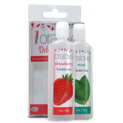 Oralove Delicious Duo Lickable Lubes