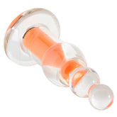 Gender X Orange Dream Clear Beaded Plug Vibe