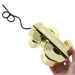 Metallic Gold Dollar Sign Cup