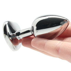 Ouch! Pink Heart Gem Plug