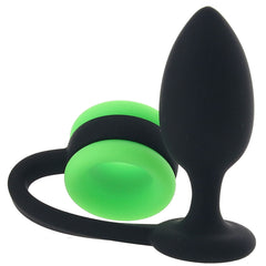 Ouch! Glow In The Dark Butt Plug with Cock Ring