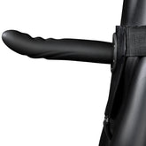 Ouch! Textured Curved 8 Inch Hollow Strap-On