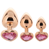 Rear Assets Heart Gem Metal Plug Kit