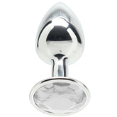 Ouch! Round Gem Silver Plug