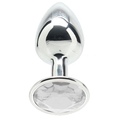 Ouch! Round Gem Silver Plug