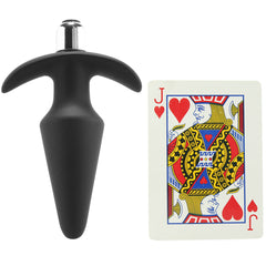 Luxe Discover Vibrating Silicone Butt Plug