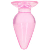 RealRock Crystal Clear Jelly 4.5 Inch Butt Plug