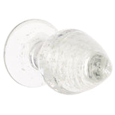 Ouch! Glow In The Dark Glass Butt Plug