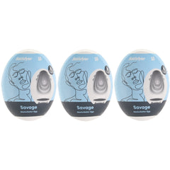 Satisfyer Savage Masturbator Egg Triple Set