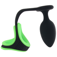 Ouch! Glow In The Dark Plug with C&B Ring