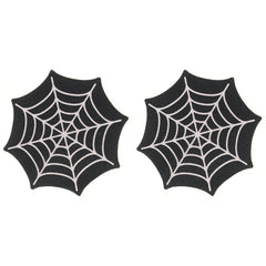 Glow in the Dark Webs Nipple Pasties