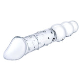 gläs 12 Inch Double Ended Beaded Dildo