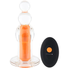 Gender X Orange Dream Clear Beaded Plug Vibe