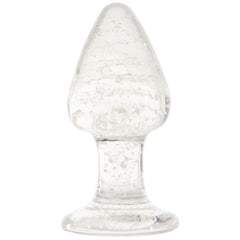 Ouch! Glow In The Dark Glass Butt Plug