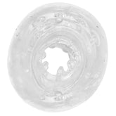 Gripz Wavy Squeezable Clear Stroker