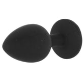 Black & White Silicone Butt Plug