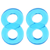 Blue Line Duo Cock And Ball Rings