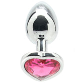 Ouch! Pink Heart Gem Plug