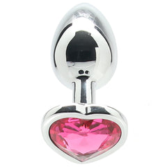 Ouch! Pink Heart Gem Plug
