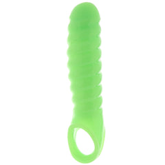 Ouch! Glow In The Dark Thin Swirl Penis Sleeve