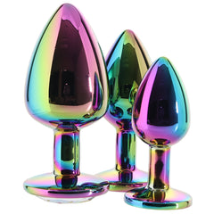 Rear Assets Round Gem Metal Plug Kit