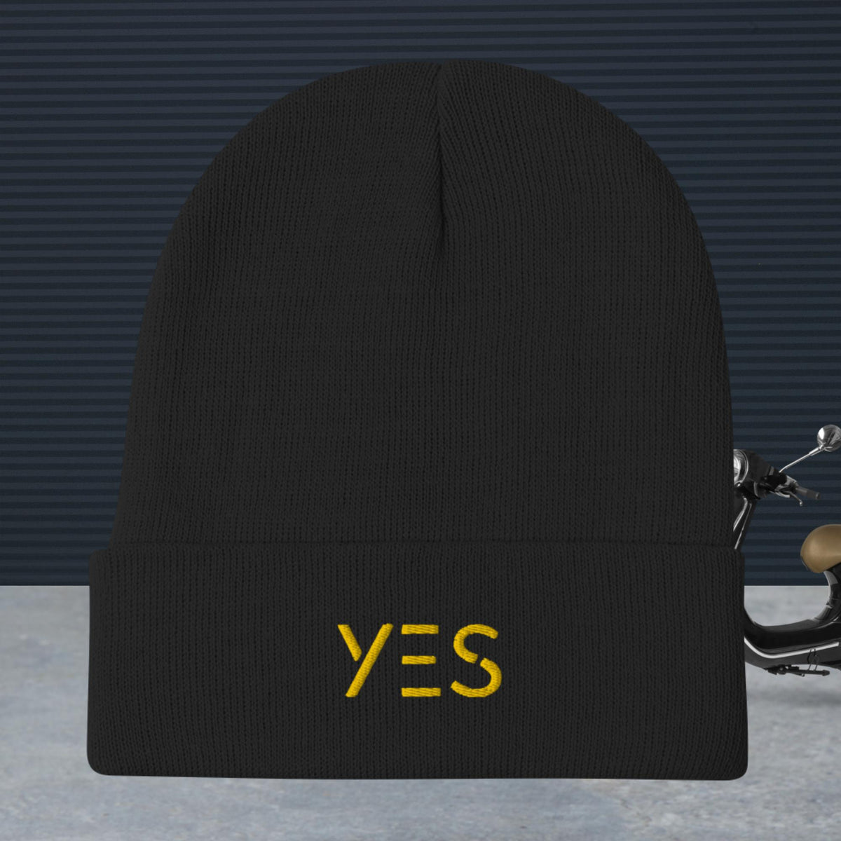 Embroidered Beanie