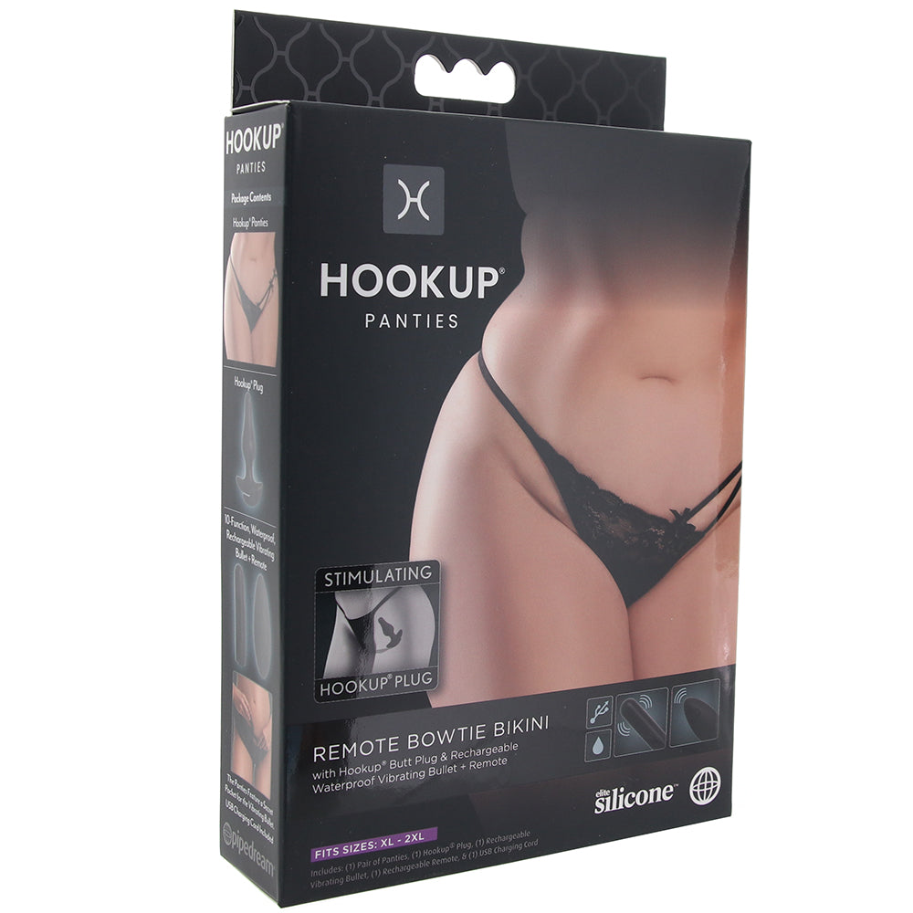 Hookup Remote Bullet and Plug with Bow Bikini