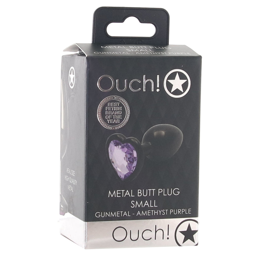Ouch! Purple Heart Gem Plug