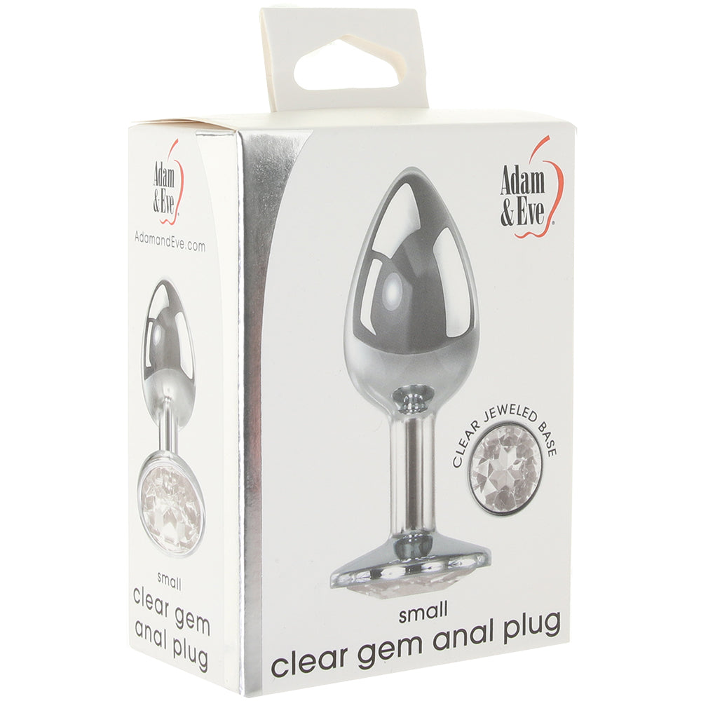 Adam & Eve Clear Gem Anal Plug