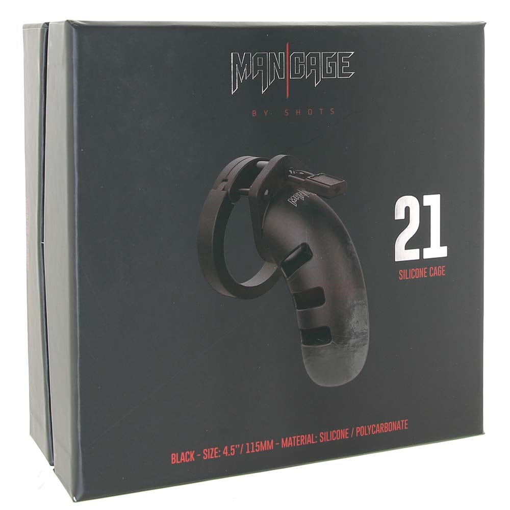 ManCage 21 4.5 Inch Silicone Cock Cage
