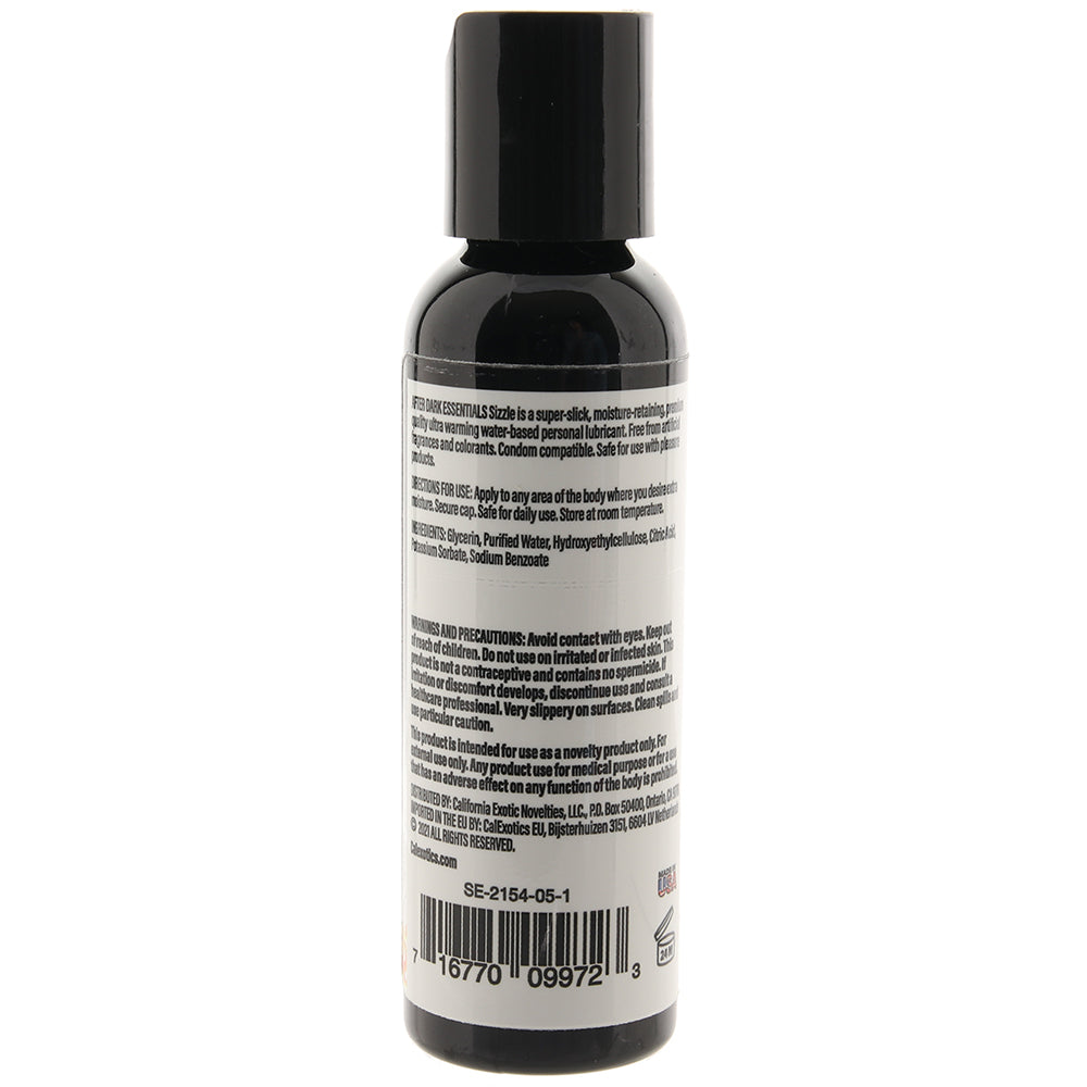 After Dark Essentials Sizzle Warming Water Based Lube 2oz.