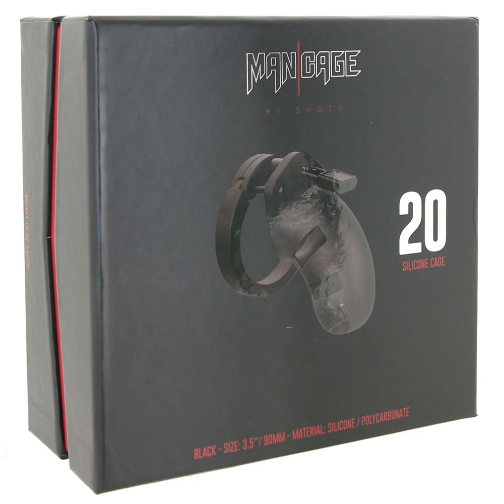 ManCage 20 3.5 Inch Silicone Cock Cage