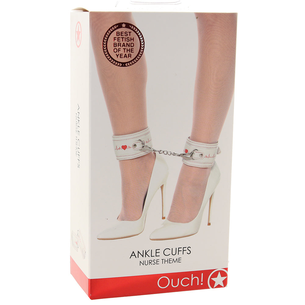 Ouch! Nurse Themed Ankle Cuffs