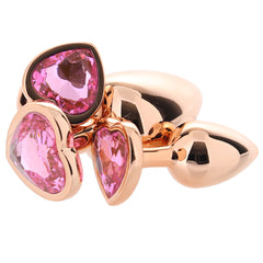 Rear Assets Heart Gem Metal Plug Kit