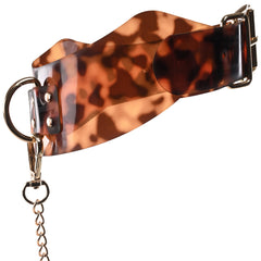Sincerely Amber Collar With Leash