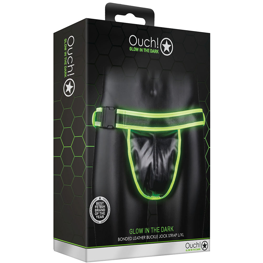 Ouch! Glow In The Dark Side Buckle Jock Strap