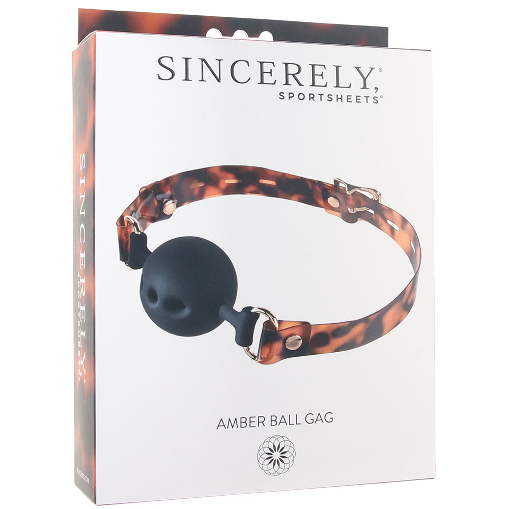 Sincerely Amber Ball Gag