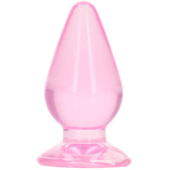 RealRock Crystal Clear Jelly 3.5 Inch Butt Plug