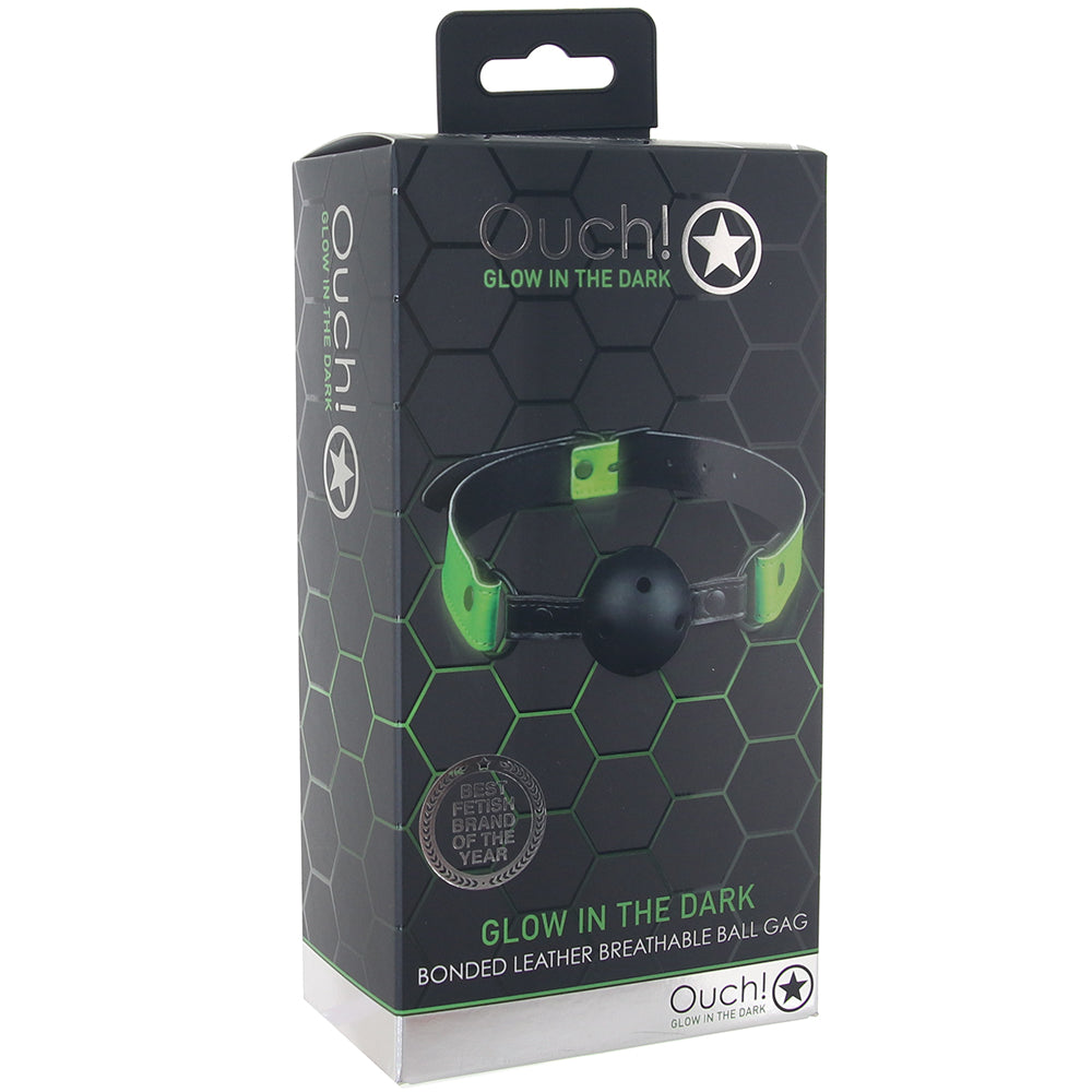 Ouch! Glow in the Dark Breathable Ball Gag