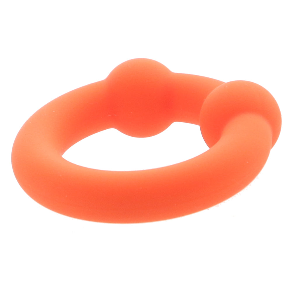 Alpha Liquid Silicone Dual Ball Cock Ring