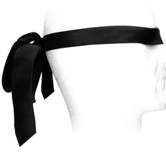 Black & White Satin Bondage Tie