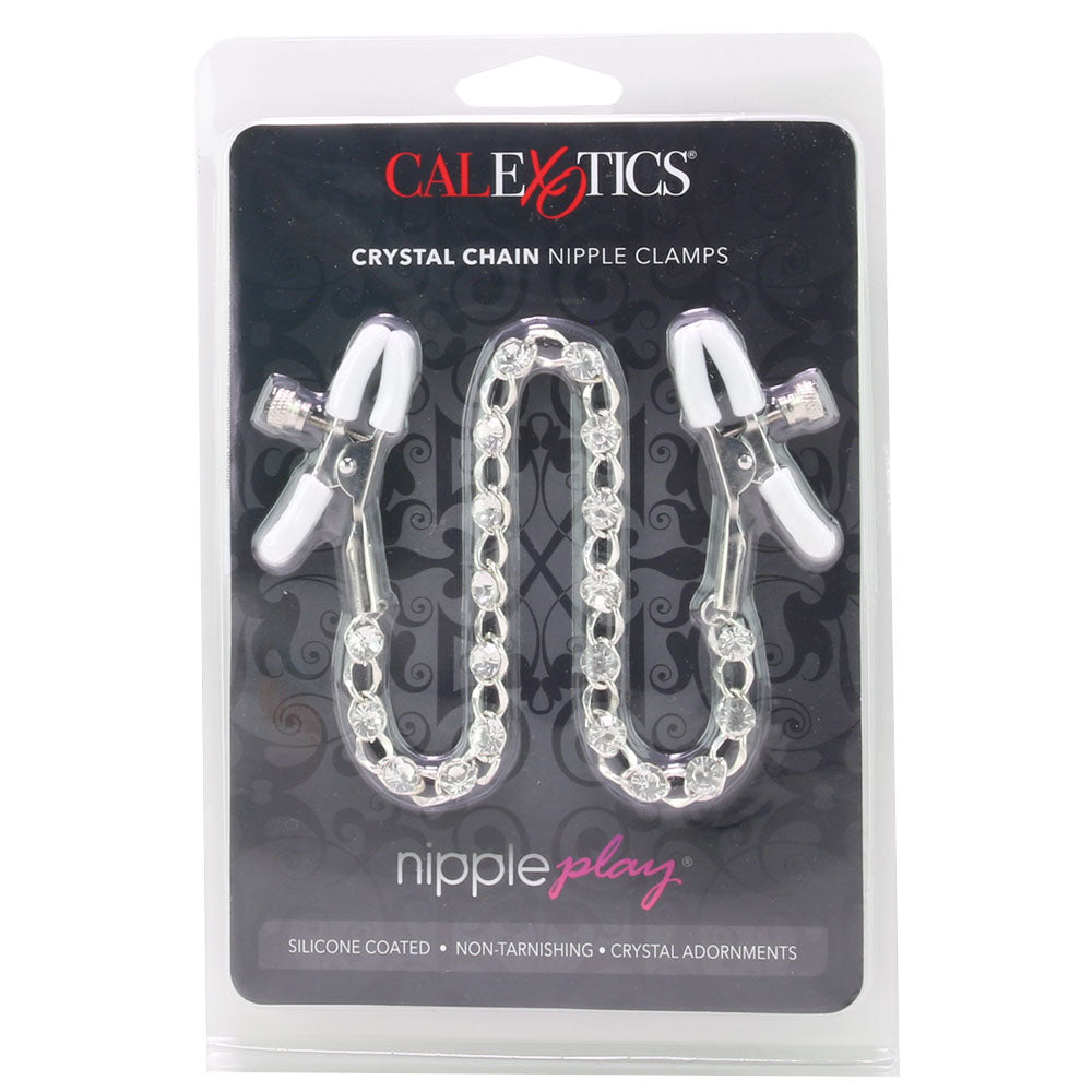 nipple play Crystal Chain Nipple Clamps