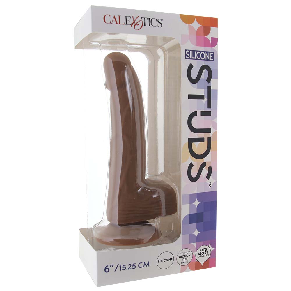 Silicone Studs 6 Inch Dildo