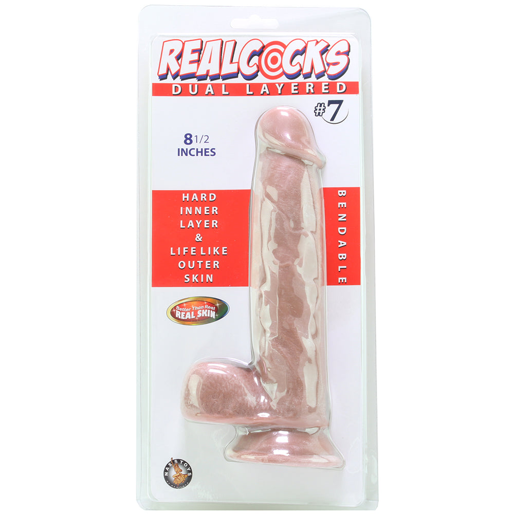 Real Cocks #7 Dual Layered Bendable Dildo